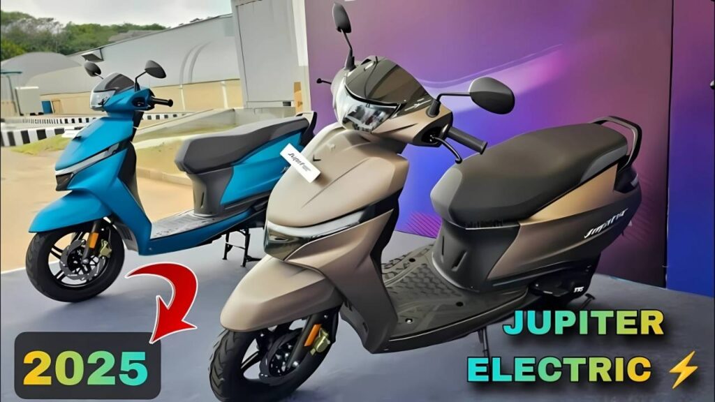 TVS Jupiter Electric 2025 Launched: 150KM Range, AI Ride Assist, and Pre-Booking Just at ₹2,500